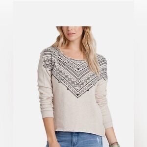 Billabong In the Sand Oatmeal Heather Pull Over Fleece. SP